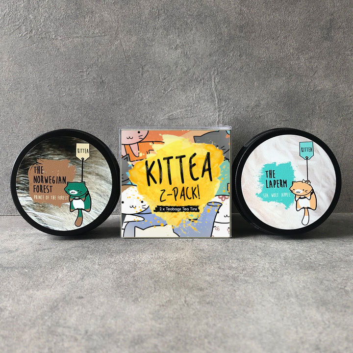 2 Tins Gift Set: Teabags Tea Tins