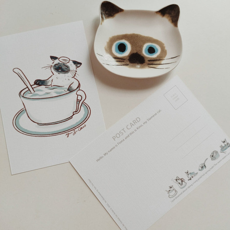 Kittea x Kino the Kitchen Cat: Postcard Series