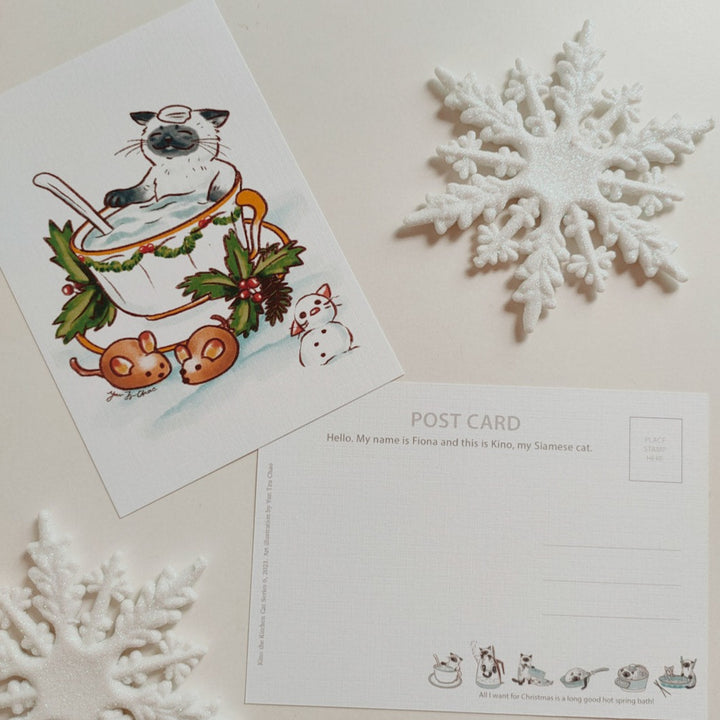 Kittea x Kino the Kitchen Cat: Postcard Series