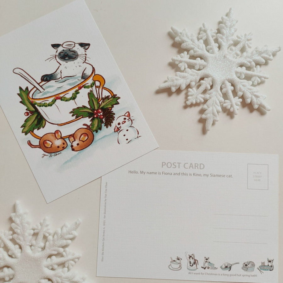 Kittea x Kino the Kitchen Cat: Postcard Series