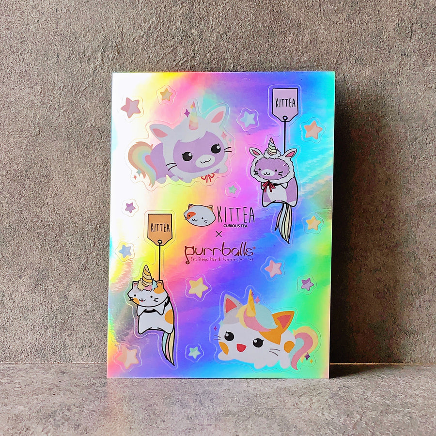Kittea x Purrballs: Purrnicorn Meets Kitticorn Gift Set