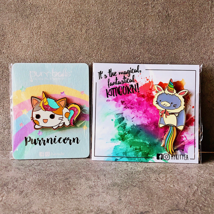 Kittea x Purrballs: Purrnicorn Meets Kitticorn Gift Set