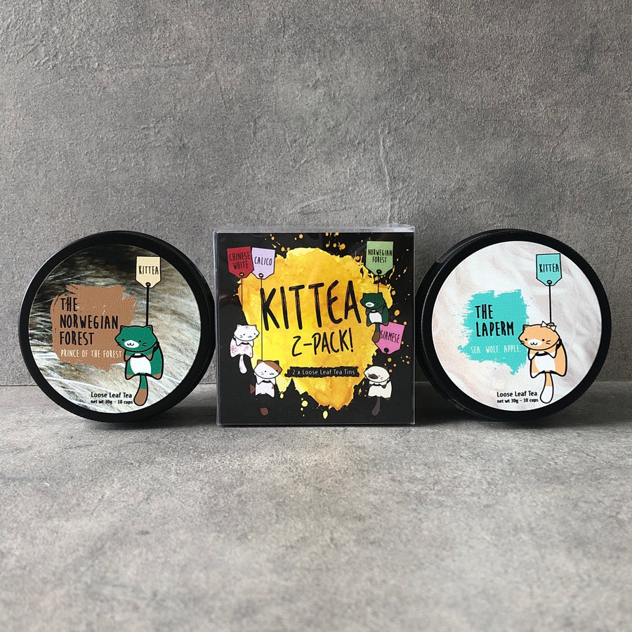 2 TEA TINS GIFT SET - Kittea