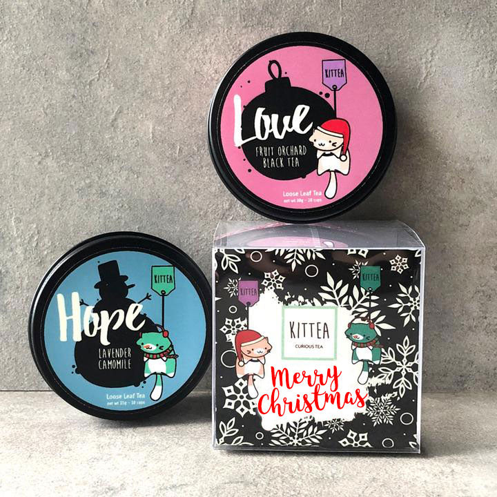 Christmas Love & Hope Duo Gift Set: Loose Leaf Tea Tins